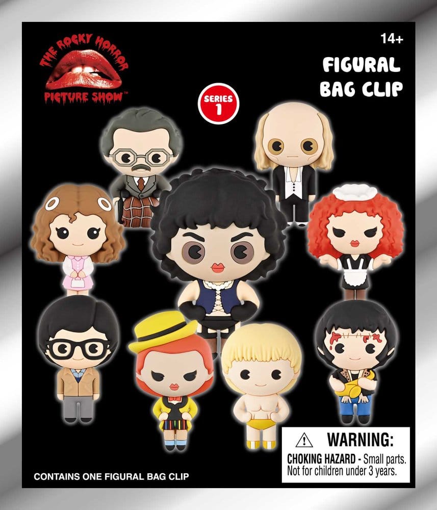 The Rocky Horror Picture Show 3D PVC Bag Clips Series 1 Blind Bag Display (24)