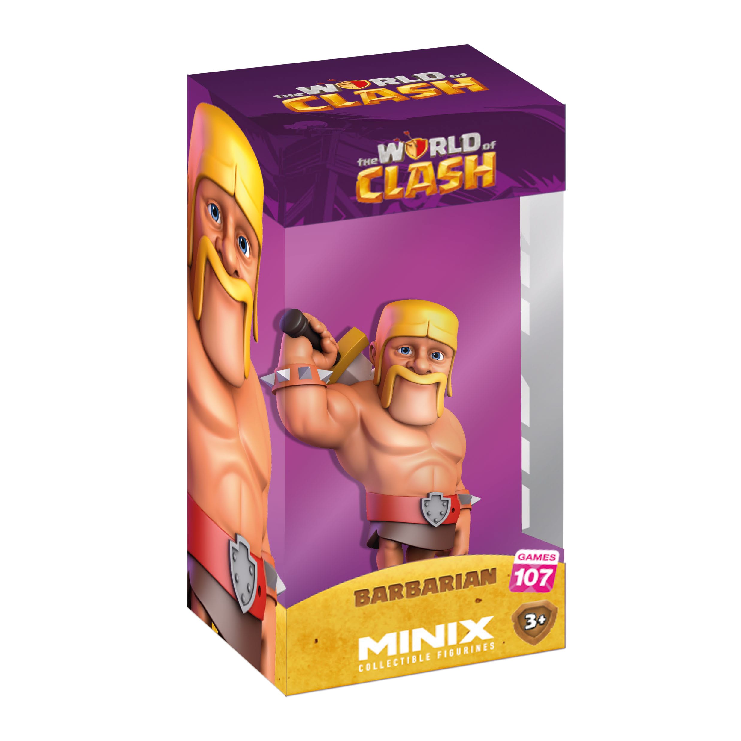 Il mondo di Clash Minix Figure Clash of Clans Barbaro 12 cm