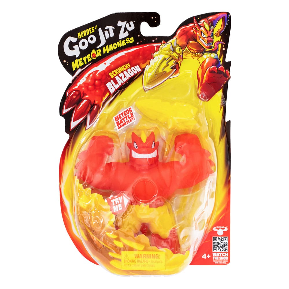 Eroi di Goo Jit Zu Meteor Madness Stretch Figure Blazagon 13 cm