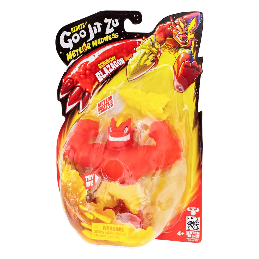 Eroi di Goo Jit Zu Meteor Madness Stretch Figure Blazagon 13 cm