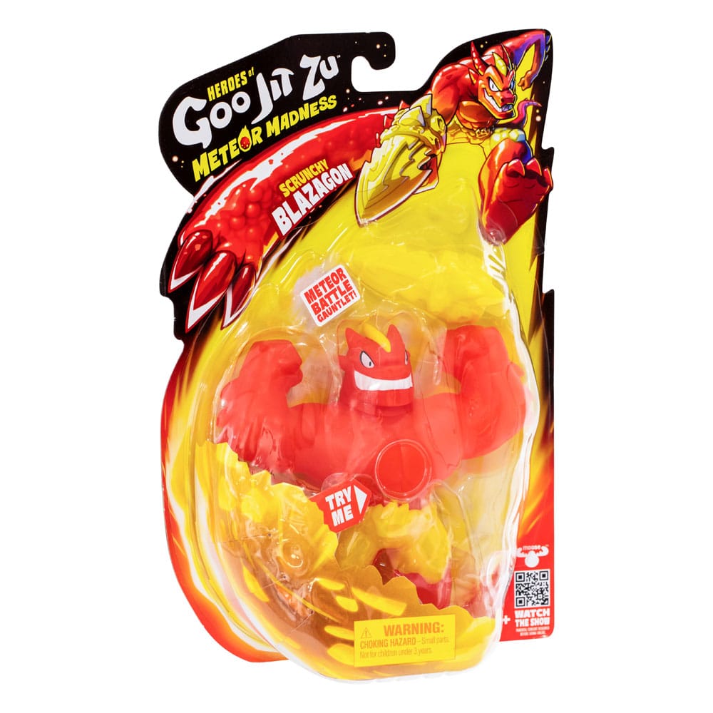 Eroi di Goo Jit Zu Meteor Madness Stretch Figure Blazagon 13 cm