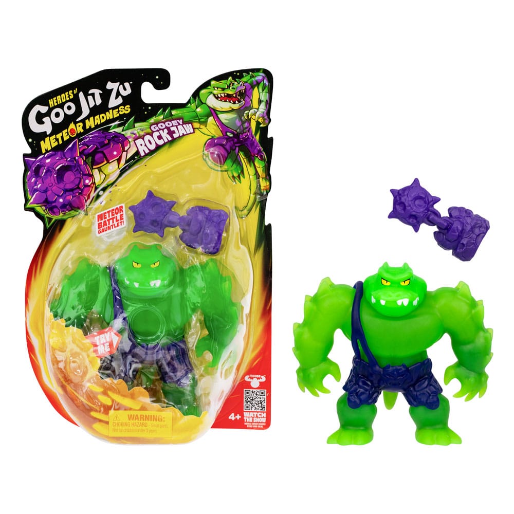 Heroes of Goo Jit Zu Meteor Madness Stretch Figure Rock Jaw 12 cm