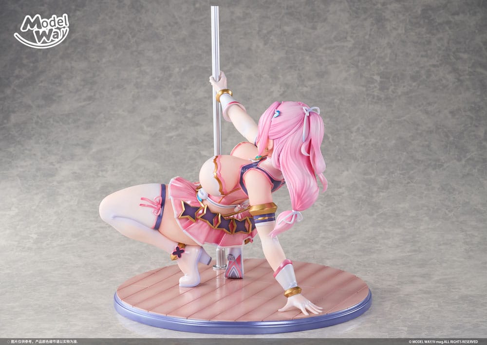 Pet angel cheerly pink PVC Statue 1/4 Momoka Sakuraba 31 cm