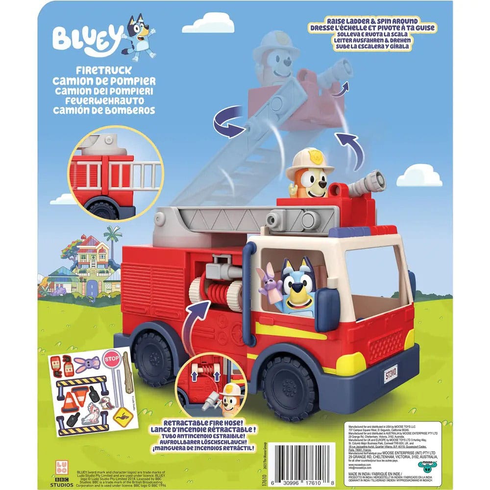 Bluey Mini Figure Playset Bluey Firedruck