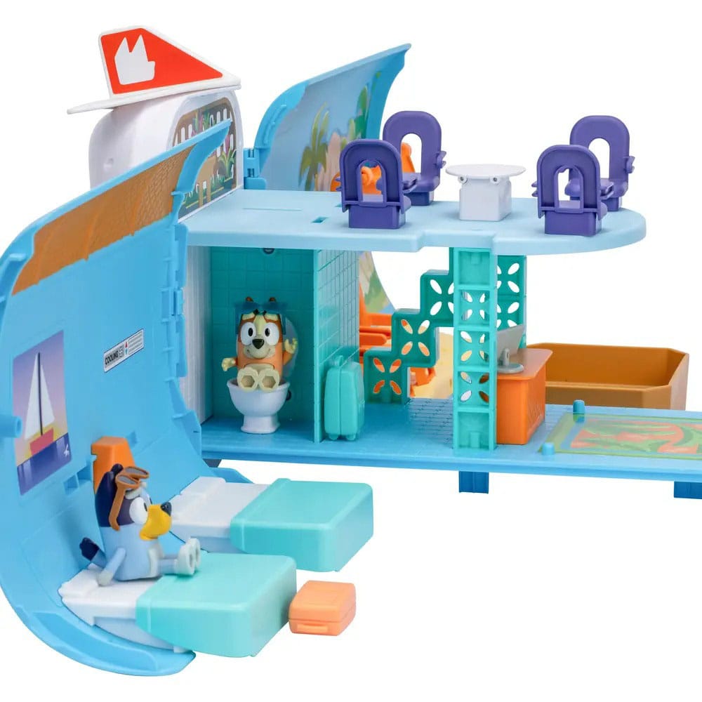 Bluey Mini Figure Playset Bluey Holiday 3in1 Set