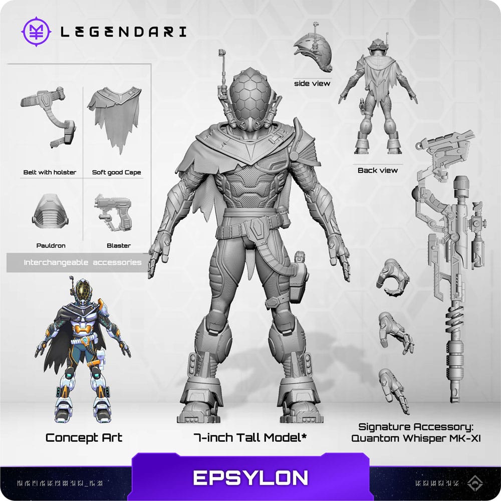 Legendari Actionfigure 1/10 Epsylon 18 cm