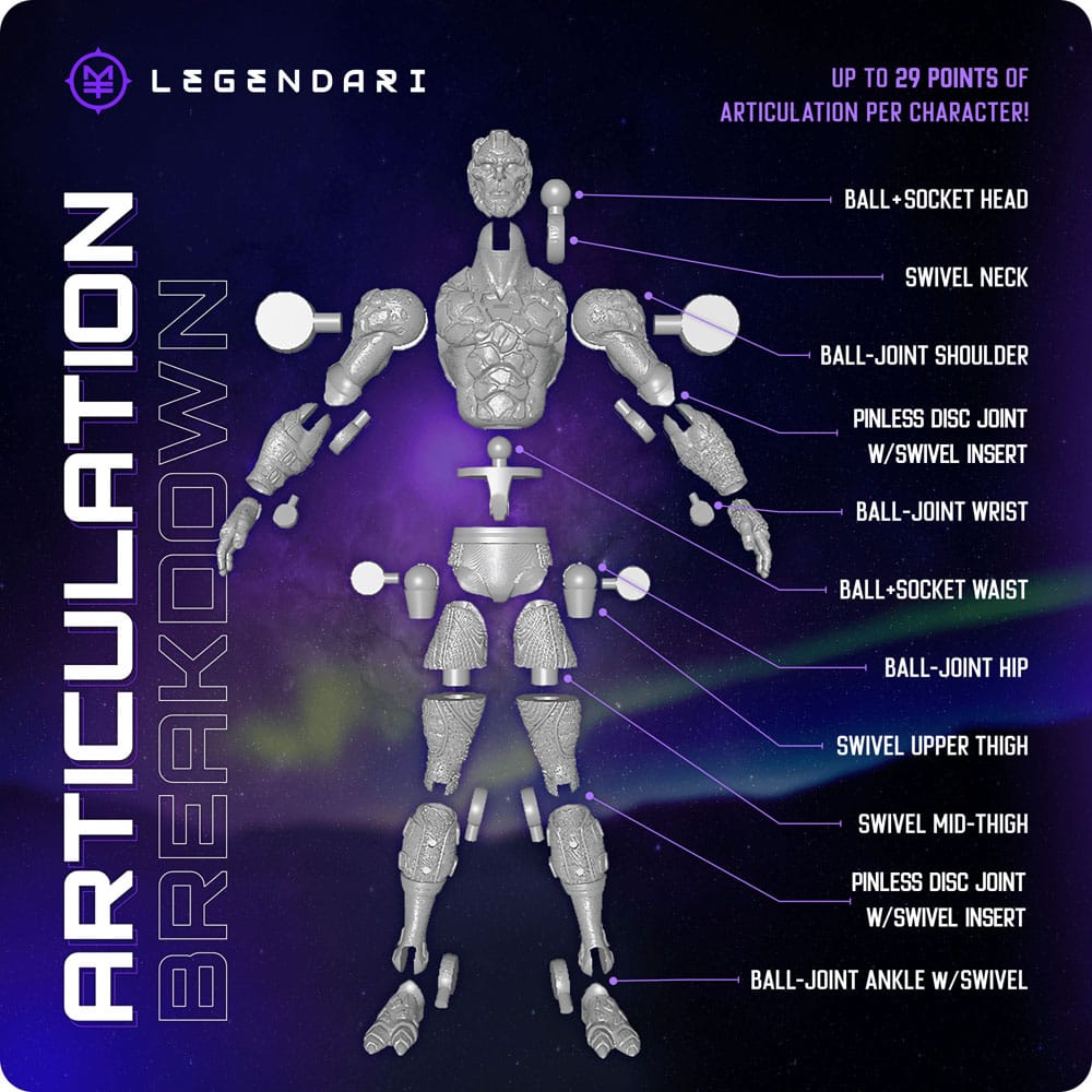 Legendari Actionfigure 1/10 Epsylon 18 cm