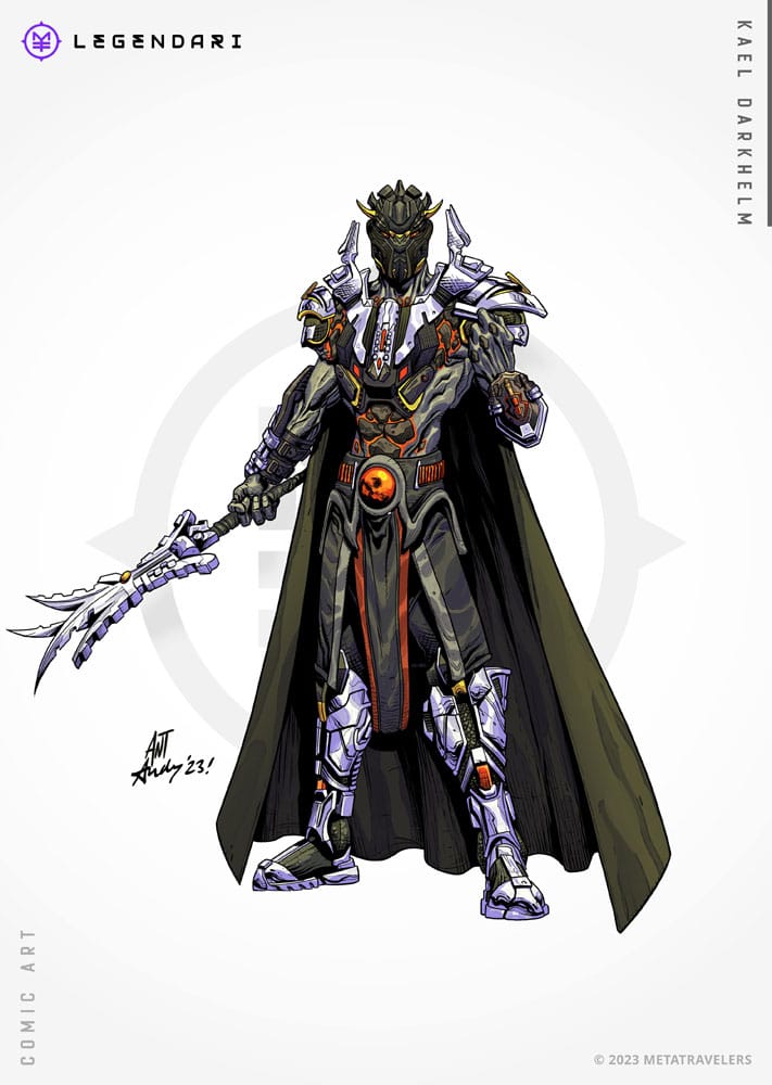 Legendari Actionfigure 1/10 Kael Darkhelm 18 cm