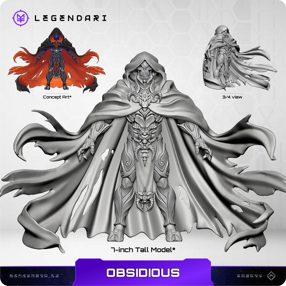Legendari Actionfigure 1/10 Obsidious 18 cm