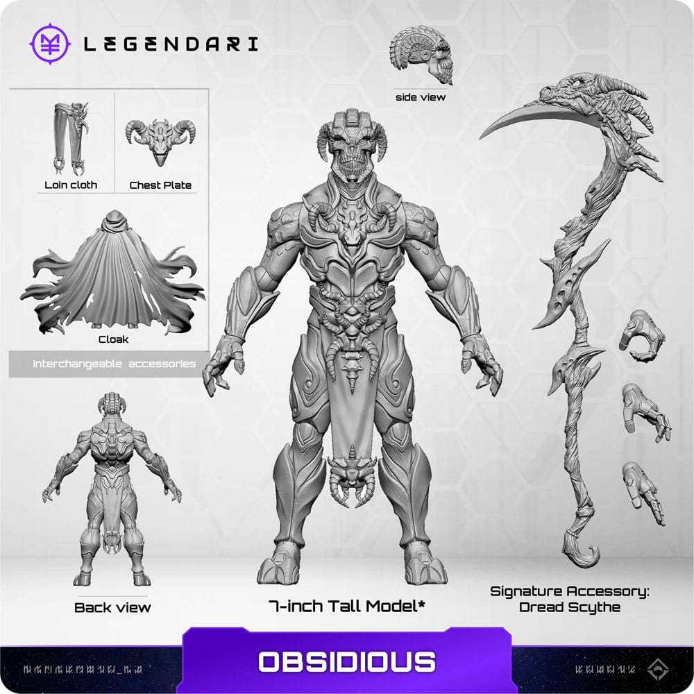 Legendari Actionfigure 1/10 Obsidious 18 cm