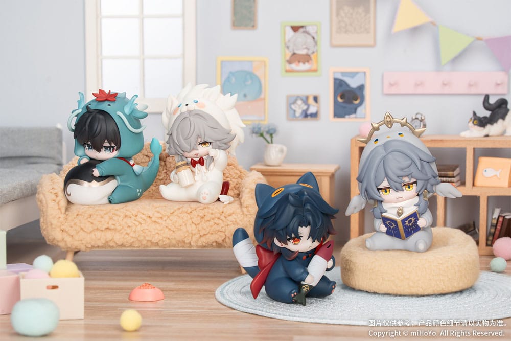 Honkai: Star Rail Mini Figures Boys' Dorm Series Chibi (8)