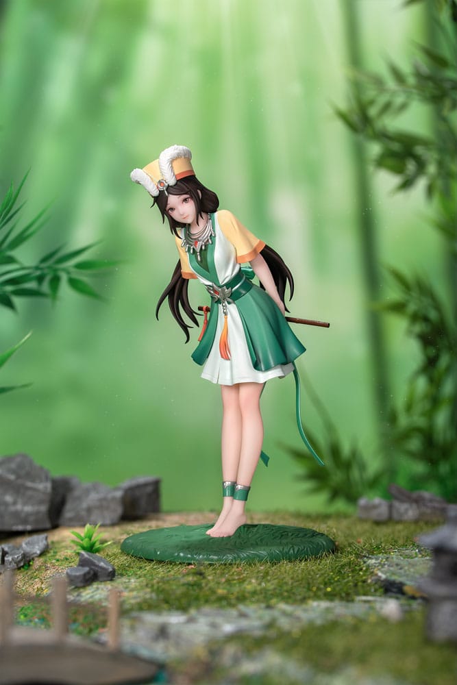 Original Character Gift + PVC Statue 1/10 Gentle tapping on the bamboo flute A´nu 17 cm