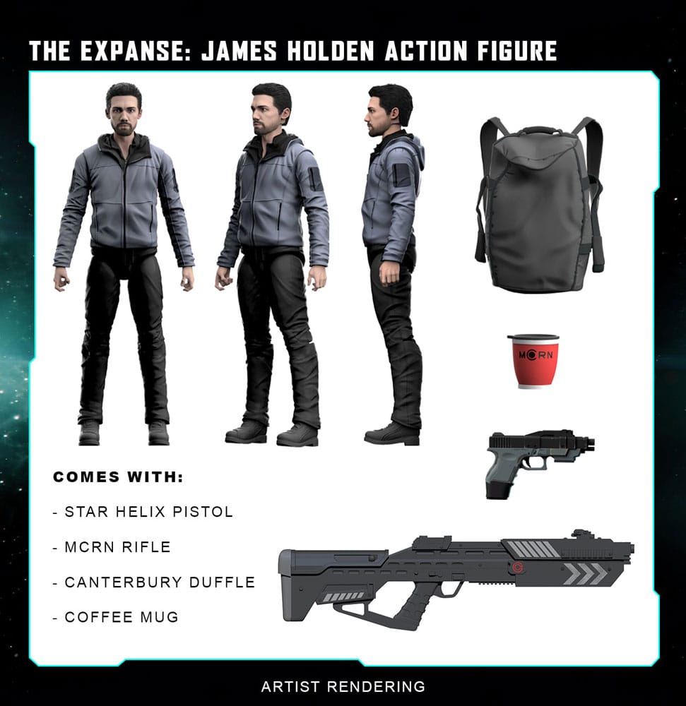 Action figure The Expanse James Holden 20 cm