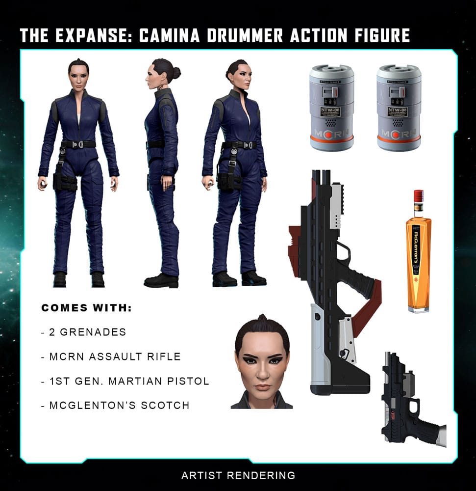 Action figure The Expanse Camina Drummer 20 cm