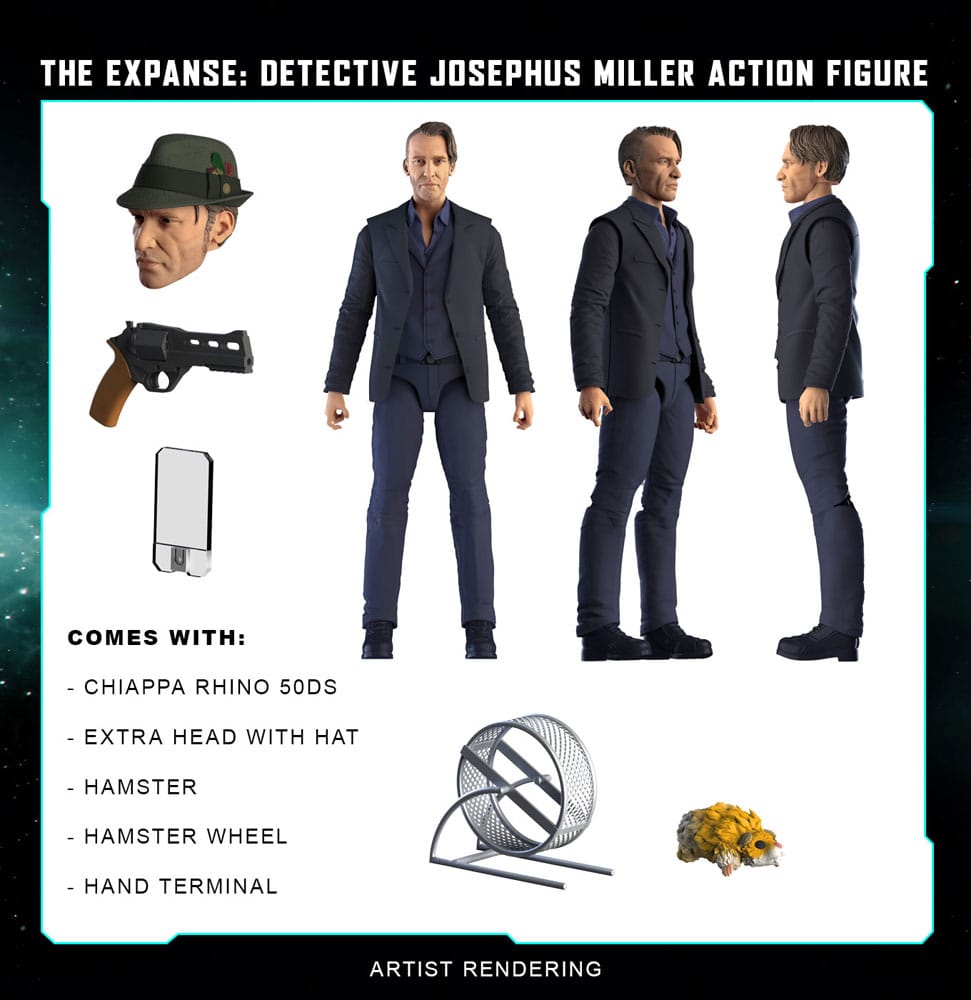 Action figure The Expanse Detective Josephus Miller 20 cm