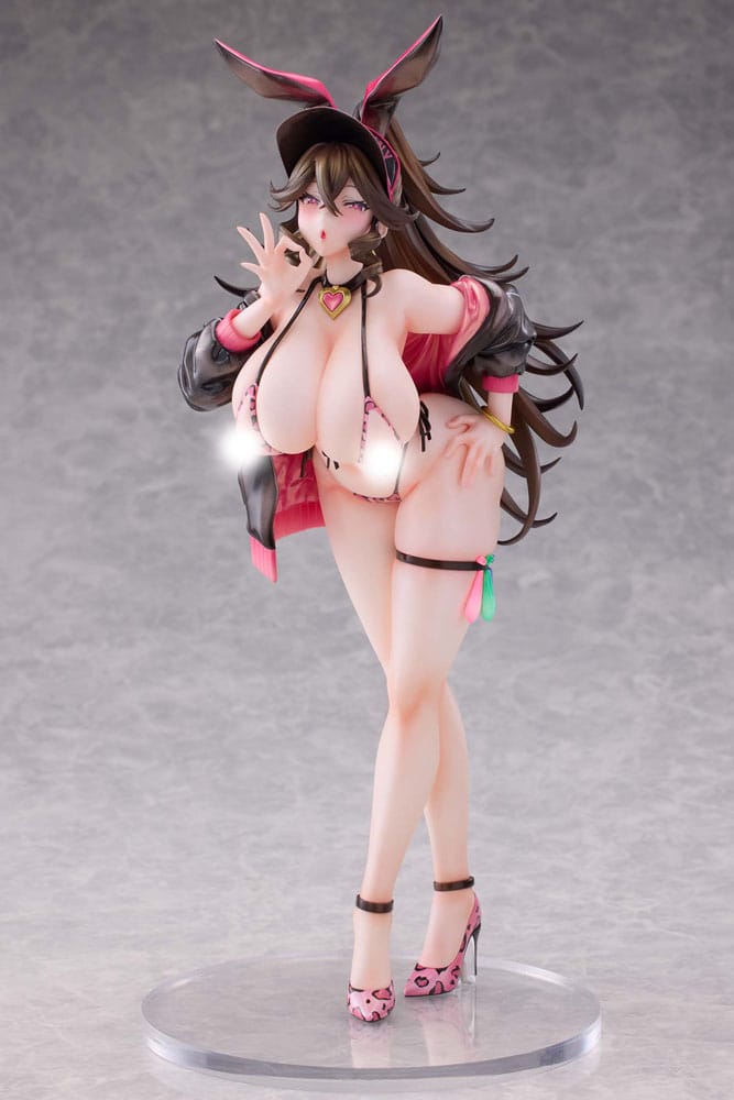Statua in PVC originale 1/6 Bunnystein Fantasy - Serica Bunny Bikini Ver. 30 centimetri