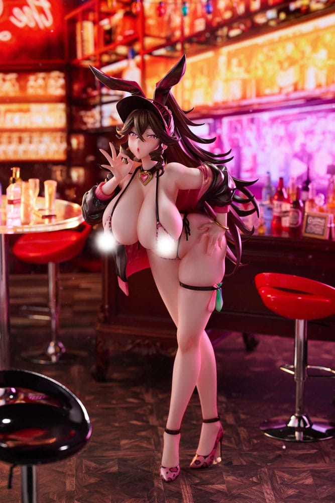 Statua in PVC originale 1/6 Bunnystein Fantasy - Serica Bunny Bikini Ver. 30 centimetri