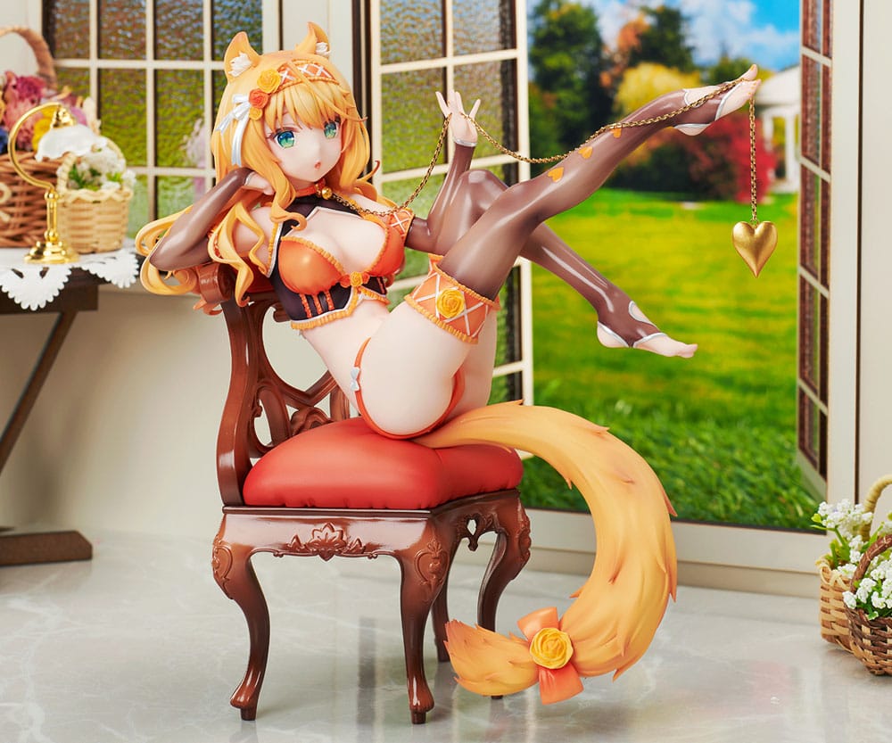 Statua Nekopara in PVC 1/7 replica in acero 19 cm