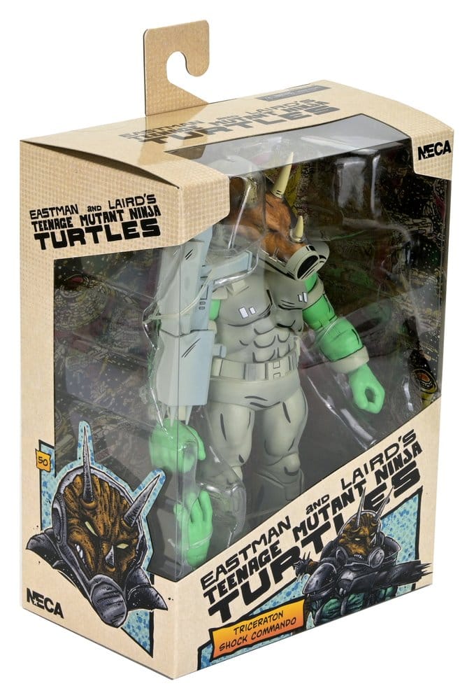 Teenage Mutant Ninja Turtles (Mirage Comics) Action Figure Shock Commando Triceraton 18 cm