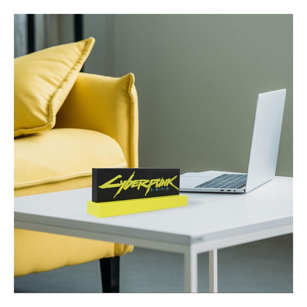 Logo luminoso a LED Cyberpunk 2077 da 22 cm