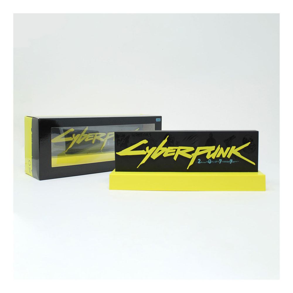 Logo luminoso a LED Cyberpunk 2077 da 22 cm