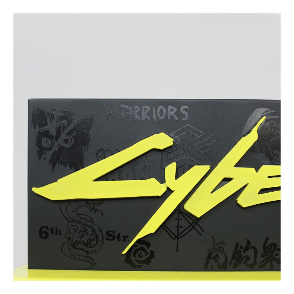 Logo luminoso a LED Cyberpunk 2077 da 22 cm