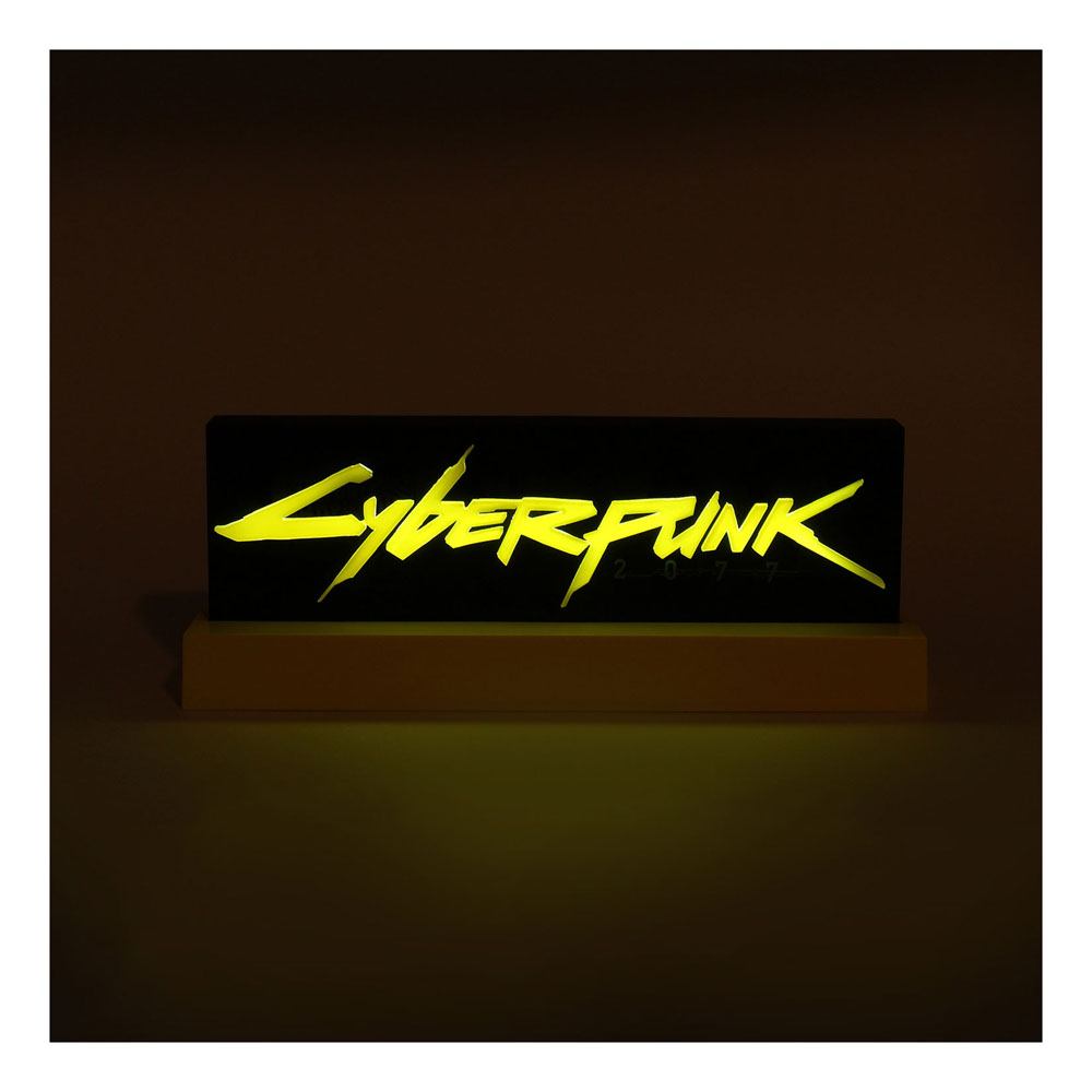 Logo luminoso a LED Cyberpunk 2077 da 22 cm