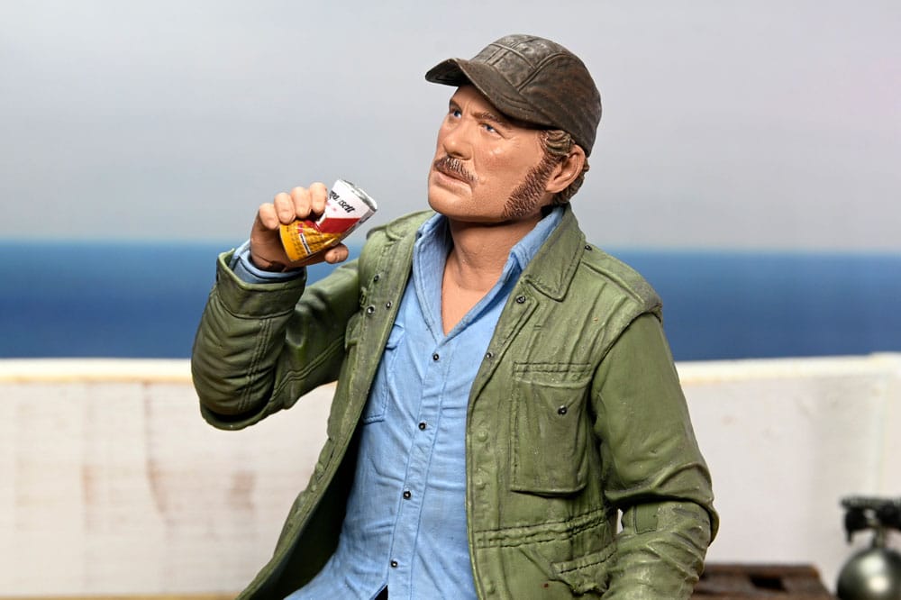 Jaws Action Figure Ultimate Sam Quint 50th Anniversary Figure 18 cm