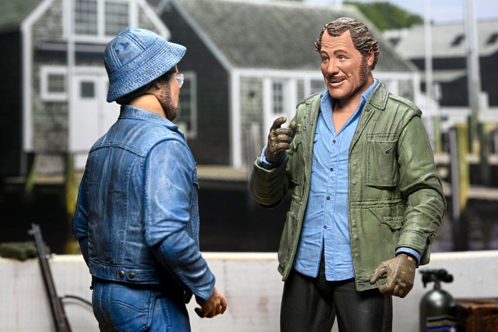 Jaws Action Figure Ultimate Sam Quint 50th Anniversary Figure 18 cm