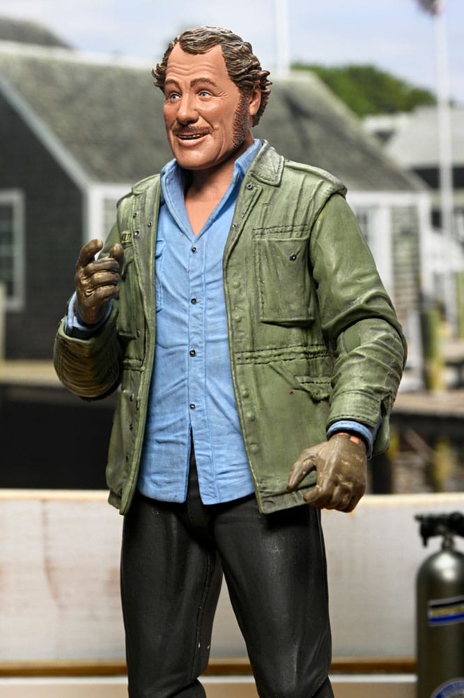Jaws Action Figure Ultimate Sam Quint 50th Anniversary Figure 18 cm