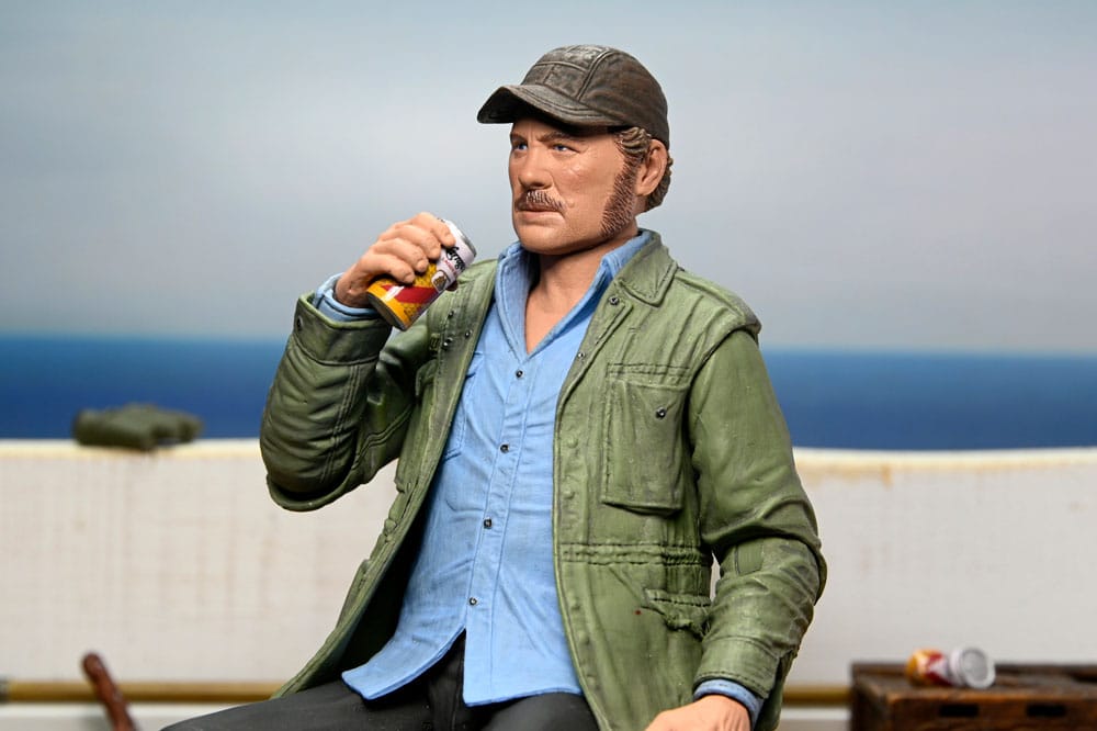 Jaws Action Figure Ultimate Sam Quint 50th Anniversary Figure 18 cm