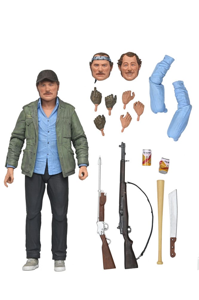 Jaws Action Figure Ultimate Sam Quint 50th Anniversary Figure 18 cm