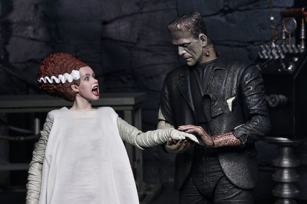 Universal Monsters Action Figures 2-Pack Bride of Frankenstein 90th Anniversary The Monster & His Mate 18 cm