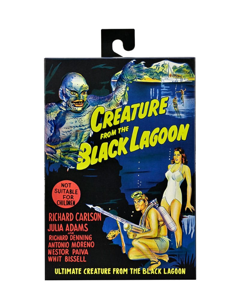 Universal Monsters Action Figure Ultimate Creature from the Black Lagoon (B&W) 18 cm