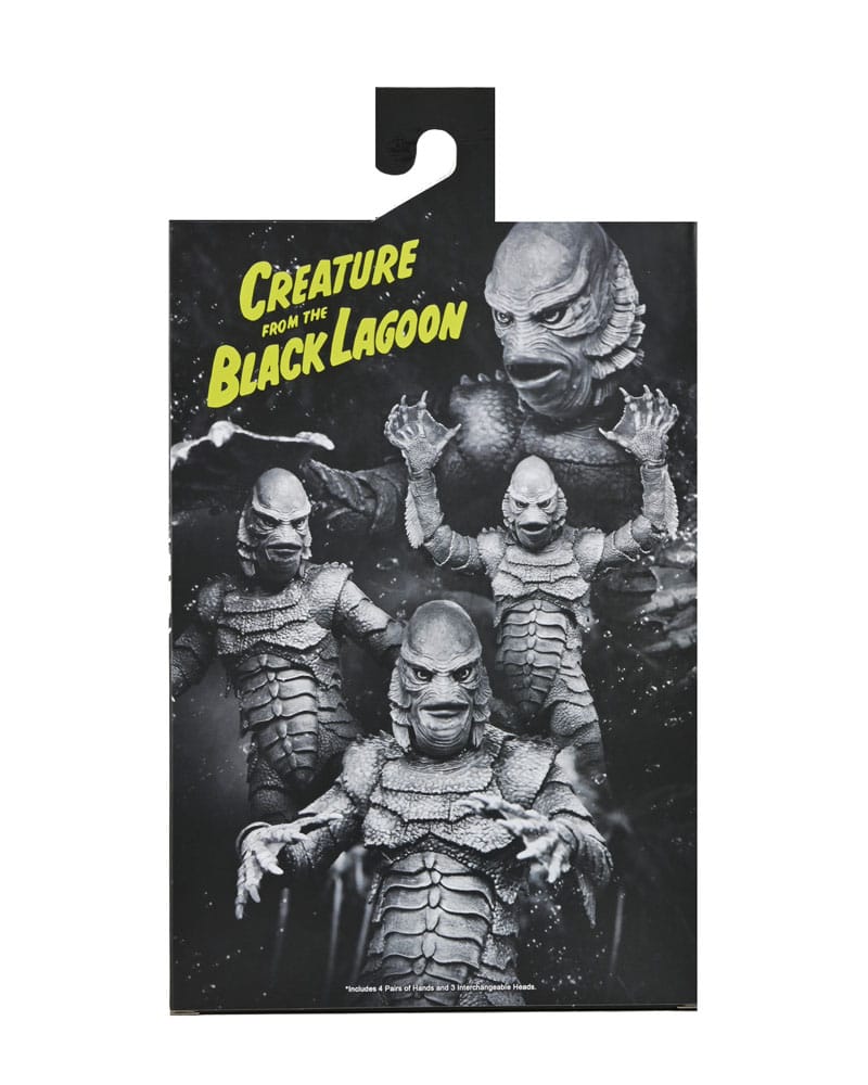 Universal Monsters Action Figure Ultimate Creature from the Black Lagoon (B&W) 18 cm