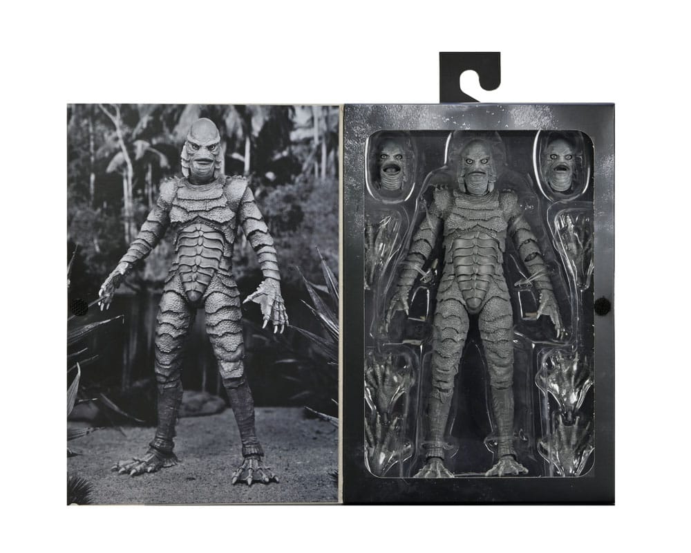 Universal Monsters Action Figure Ultimate Creature from the Black Lagoon (B&W) 18 cm
