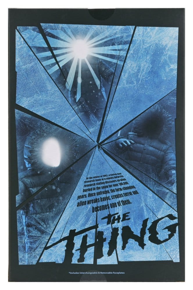 The Thing Clothed Action Figure The Thing Poster Series 18 cm