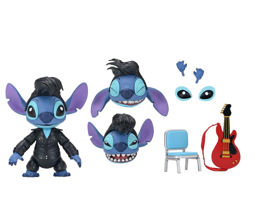 Lilo & Stitch Action Figure Ultimate Singer Elvis Stitch 7 cm
