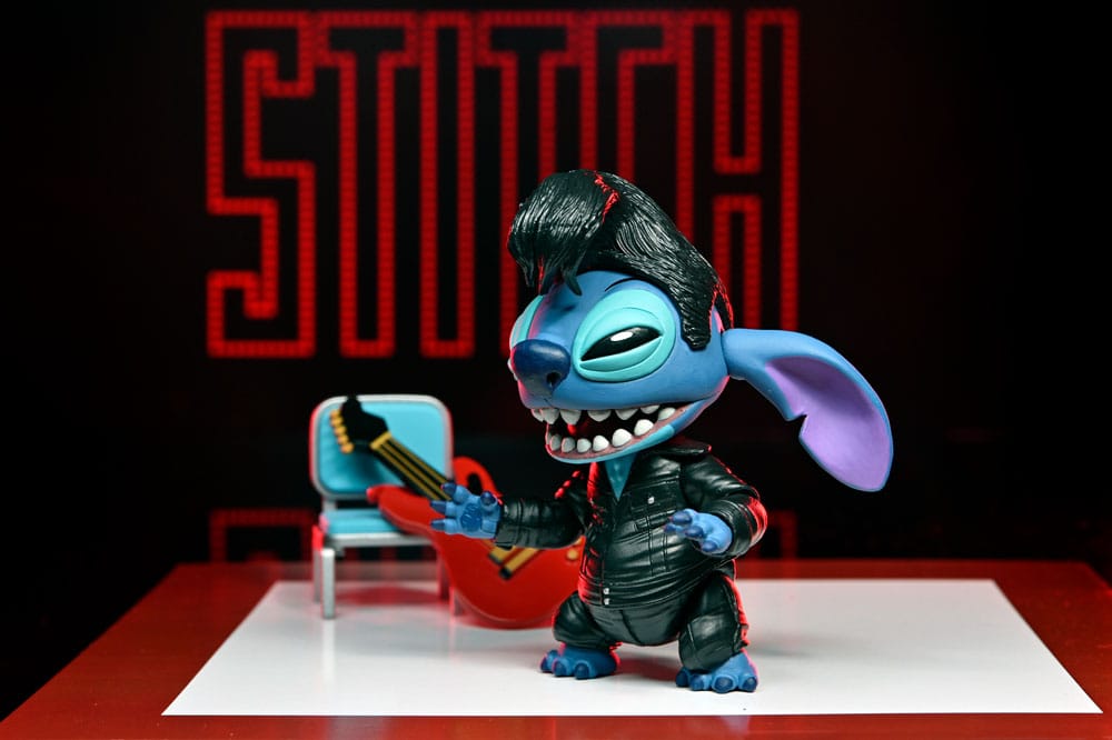 Lilo & Stitch Action Figure Ultimate Singer Elvis Stitch 7 cm