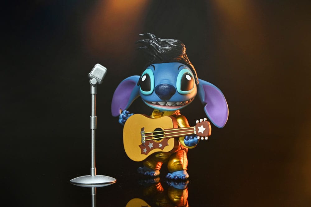 Lilo & Stitch Action Figure Ultimate Gold Suit Elvis Stitch 18 cm