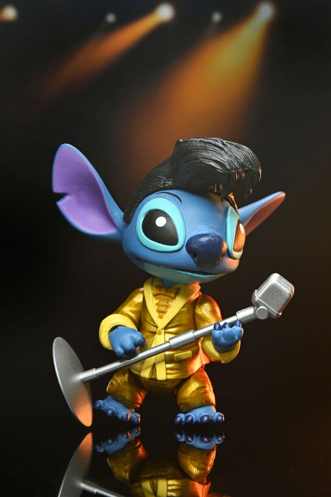 Lilo & Stitch Action Figure Ultimate Gold Suit Elvis Stitch 18 cm