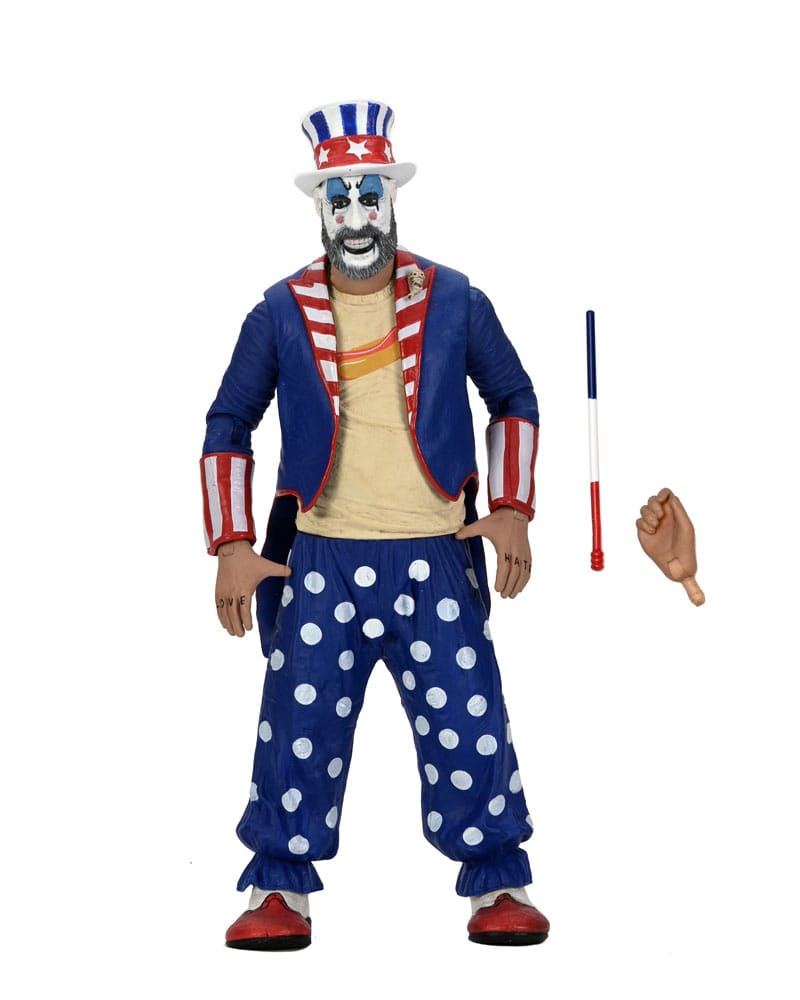 House of 1000 Corpses Captain Spaulding (Tailcoat) 20th Anniversary 7-Inch Action Figure