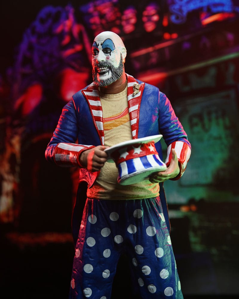 House of 1000 Corpses Action Figure Captain Spaulding (Tailcoat) 20th Anniversary 18 cm