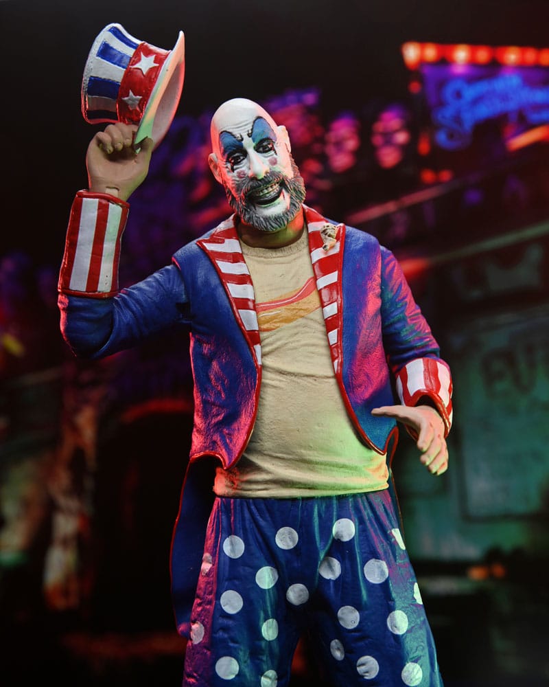House of 1000 Corpses Action Figure Captain Spaulding (Tailcoat) 20th Anniversary 18 cm