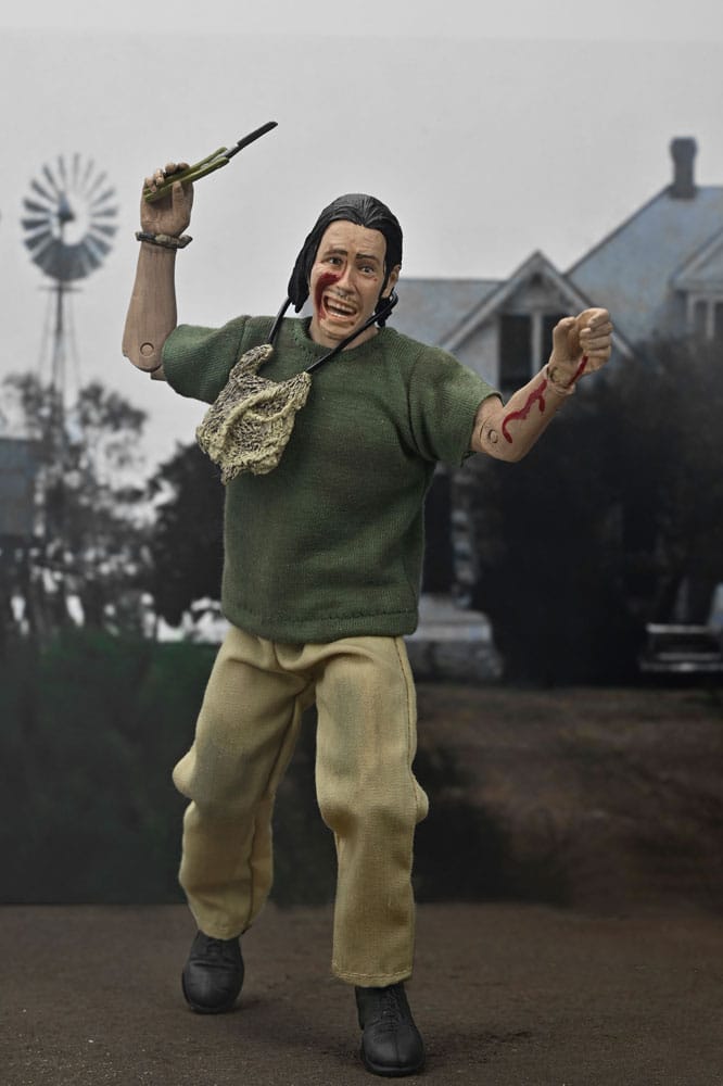 Texas Chainsaw Massacre Clothed Action Figure The Hitchhiker 50th Anniversary 20cm