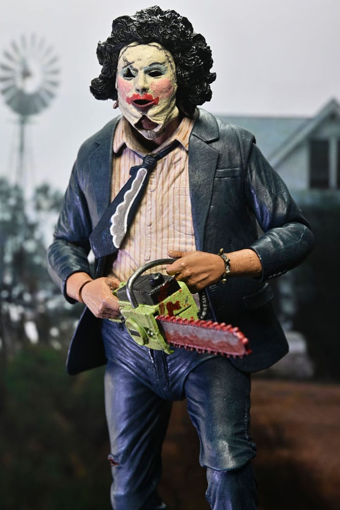 Texas Chainsaw Massacre Action Figure Ultimate Pretty Woman Leatherface 50th Anniversary 18 cm