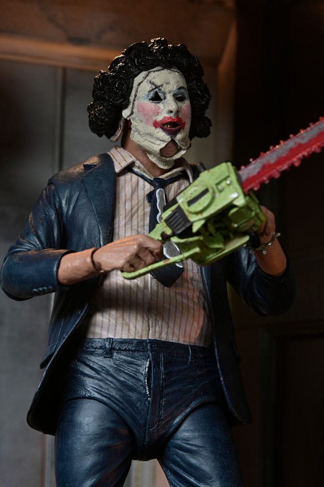 Texas Chainsaw Massacre Action Figure Ultimate Pretty Woman Leatherface 50th Anniversary 18 cm