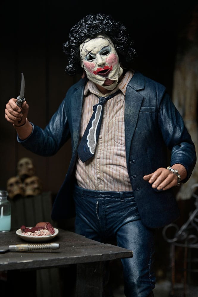 Texas Chainsaw Massacre Action Figure Ultimate Pretty Woman Leatherface 50th Anniversary 18 cm