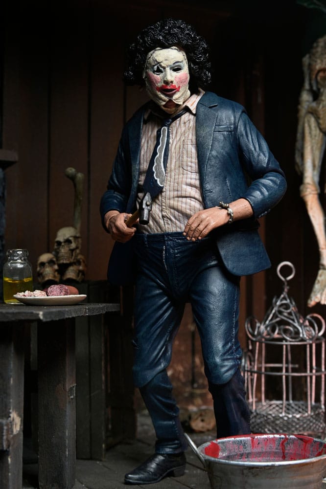 Texas Chainsaw Massacre Action Figure Ultimate Pretty Woman Leatherface 50th Anniversary 18 cm