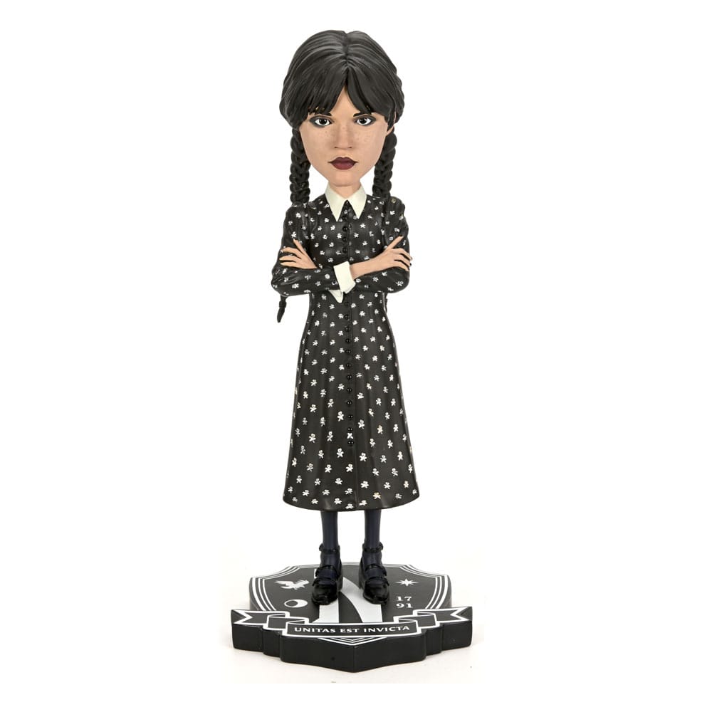 Mercoledì Testa Bobble-Head Knocker Mercoledì Addams 21 cm
